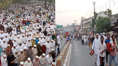EID 2024: Eid celebration with great pomp, devotees offered Eid namaz in western UP
