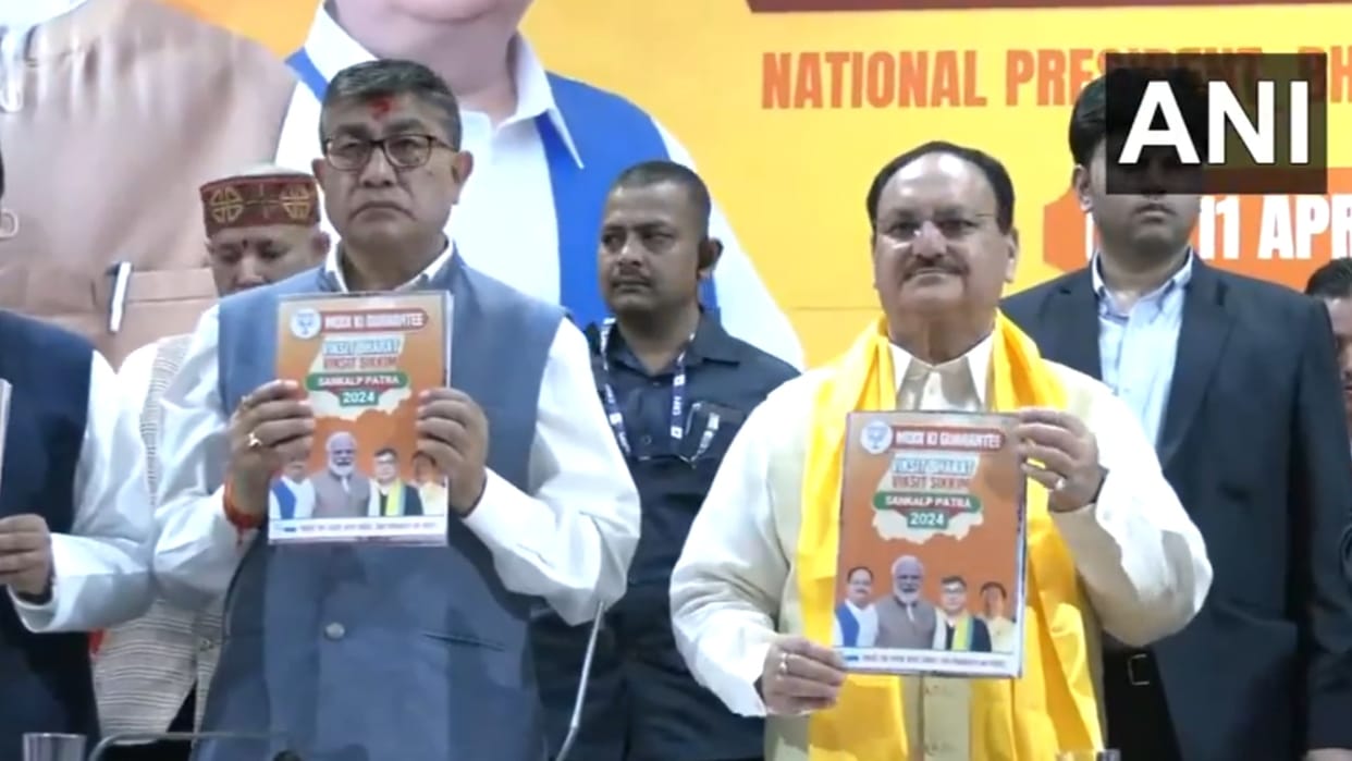 BJP release manifesto for sikkim assembly election by president jp nadda big announcement