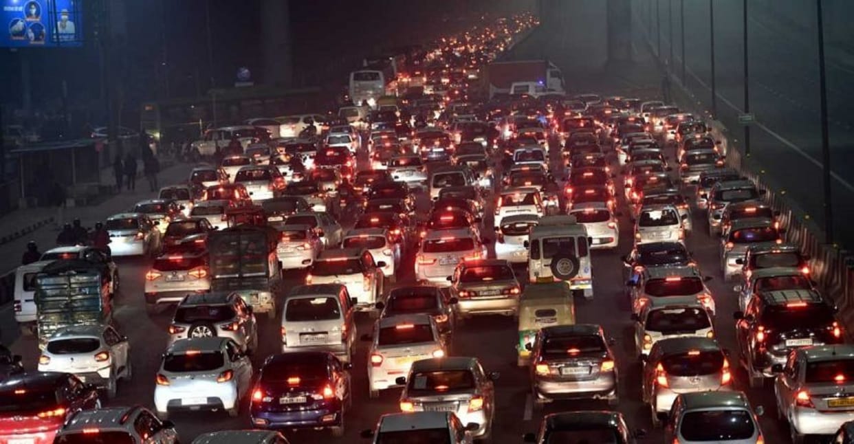 Delhi: Traffic police will install display screen to make NH-48 jam free