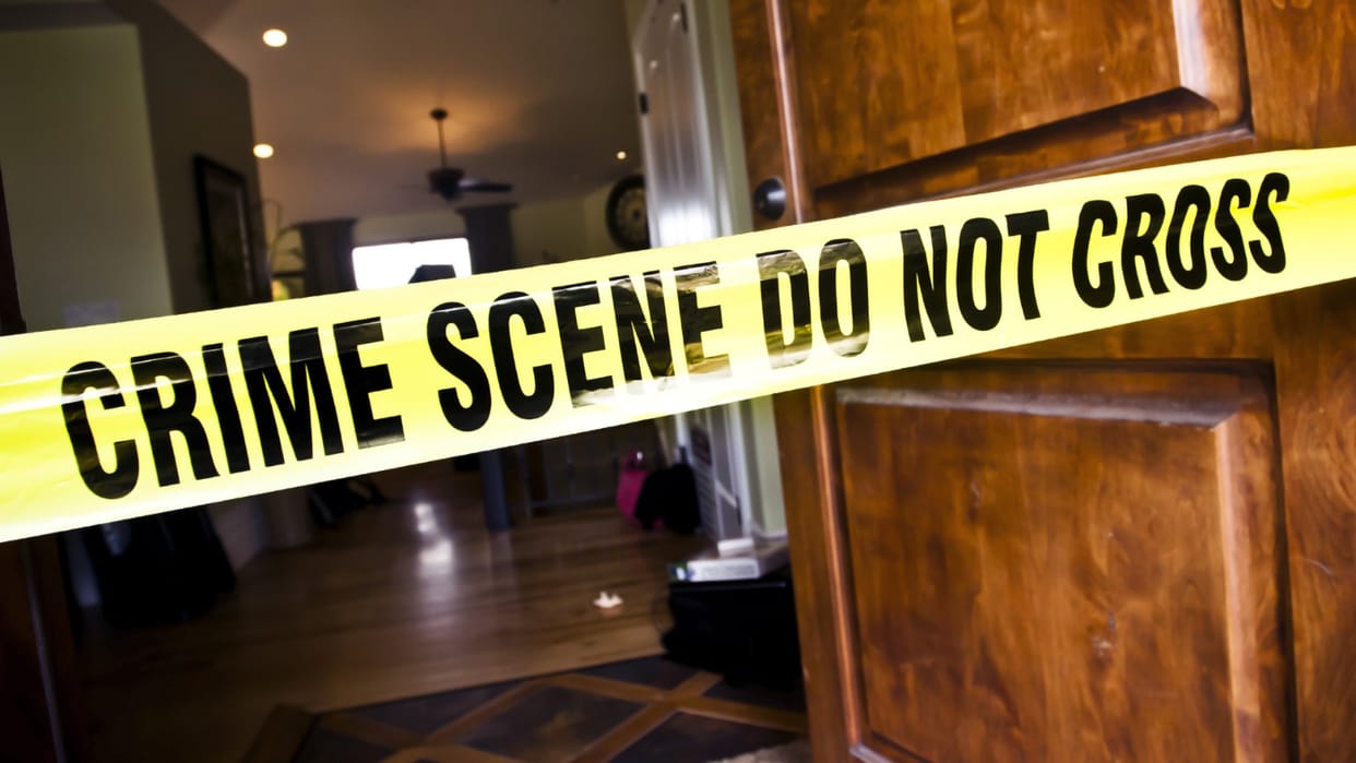 body of an unidentified person found lying in Montha police station