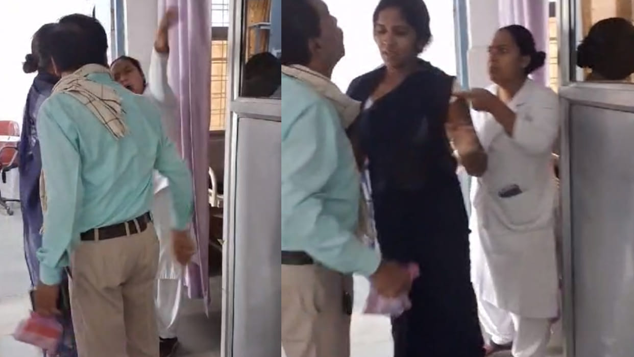 When the patient's family asked for a drip, the nurse behaved rudely and threw him out of the hospital