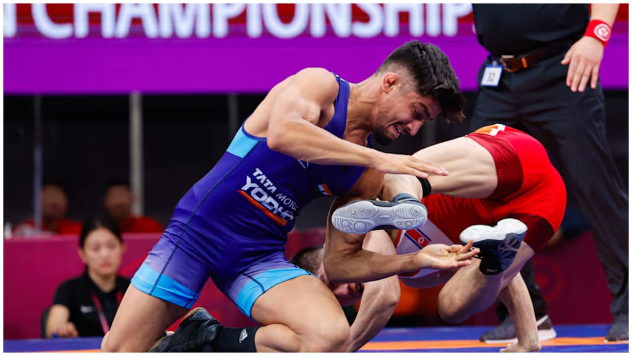 Asian Wrestling Championship: Udit got silver, lost to Japanese wrestler in final, Abhimanyu-Vicky got bronze