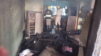 Bihar News : पटना के इस पॉश इलाके के अपार्टमेंट में लगी भीषण आग, फायर ब्रिगेड की टीम पहुंची; फ्लैट खाली करवाया Bihar News : Fire broke out in krishna apartment in Patna posh area, Boaring Road, bihar police, fire brigade