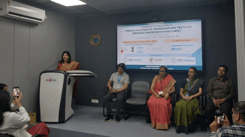 trial on indigenous HPV test for prevention of cervical cancer started in AIIMS