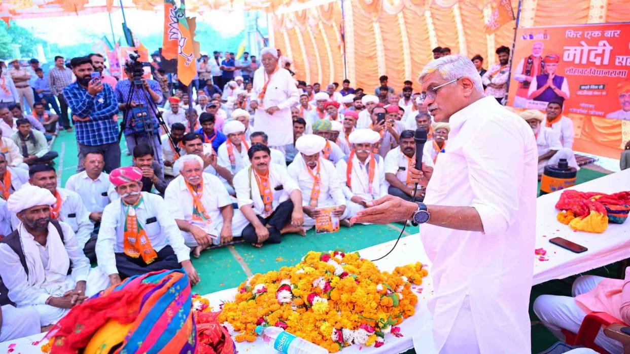 Jodhpur News: Gajendra Singh Shekhawat verbally attacked Ashok Gehlot and Indie Alliance