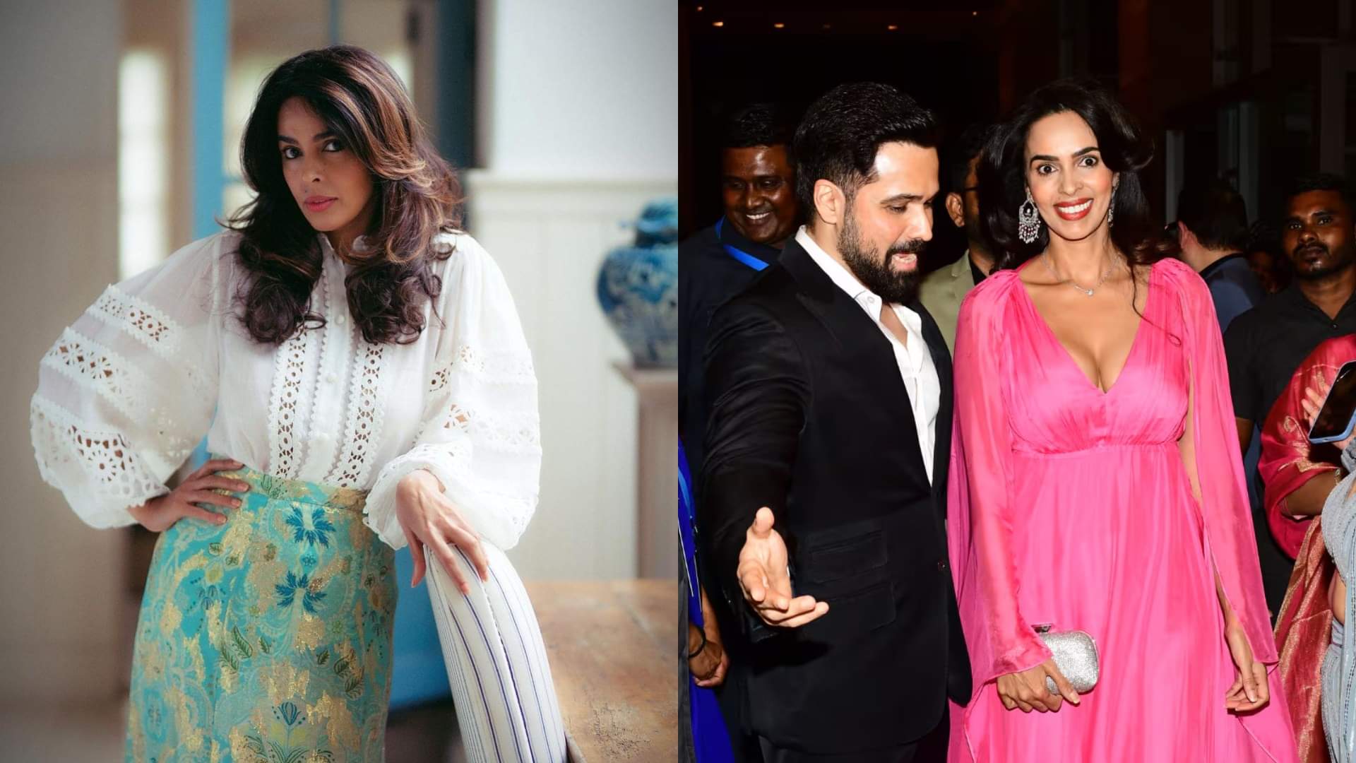 Emraan Hashmi Mallika Sherawat stole the show in anand Pandit’s daughter’s reception click here to see photo