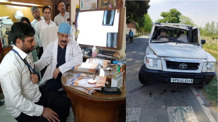 Sdm Car Overturns During Going To Cm Yogi Meeting In Saharanpur, Many Employees Injured – Amar Ujala Hindi News Live