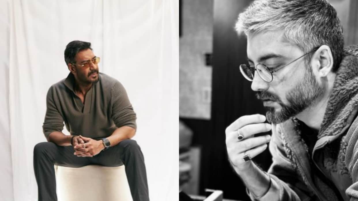 Ajay Devgn wishes Maidaan director Amit Sharma Happy Birthday shared photo from Film Set