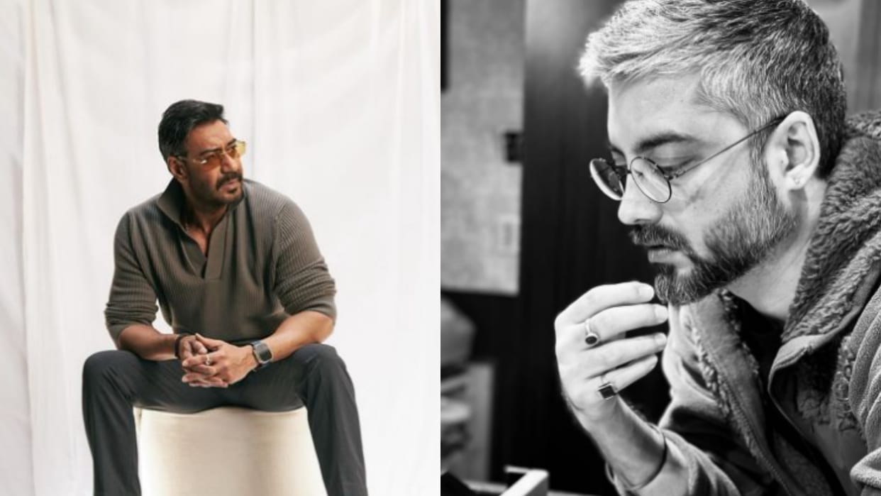 Ajay Devgn wishes Maidaan director Amit Sharma Happy Birthday shared photo from Film Set