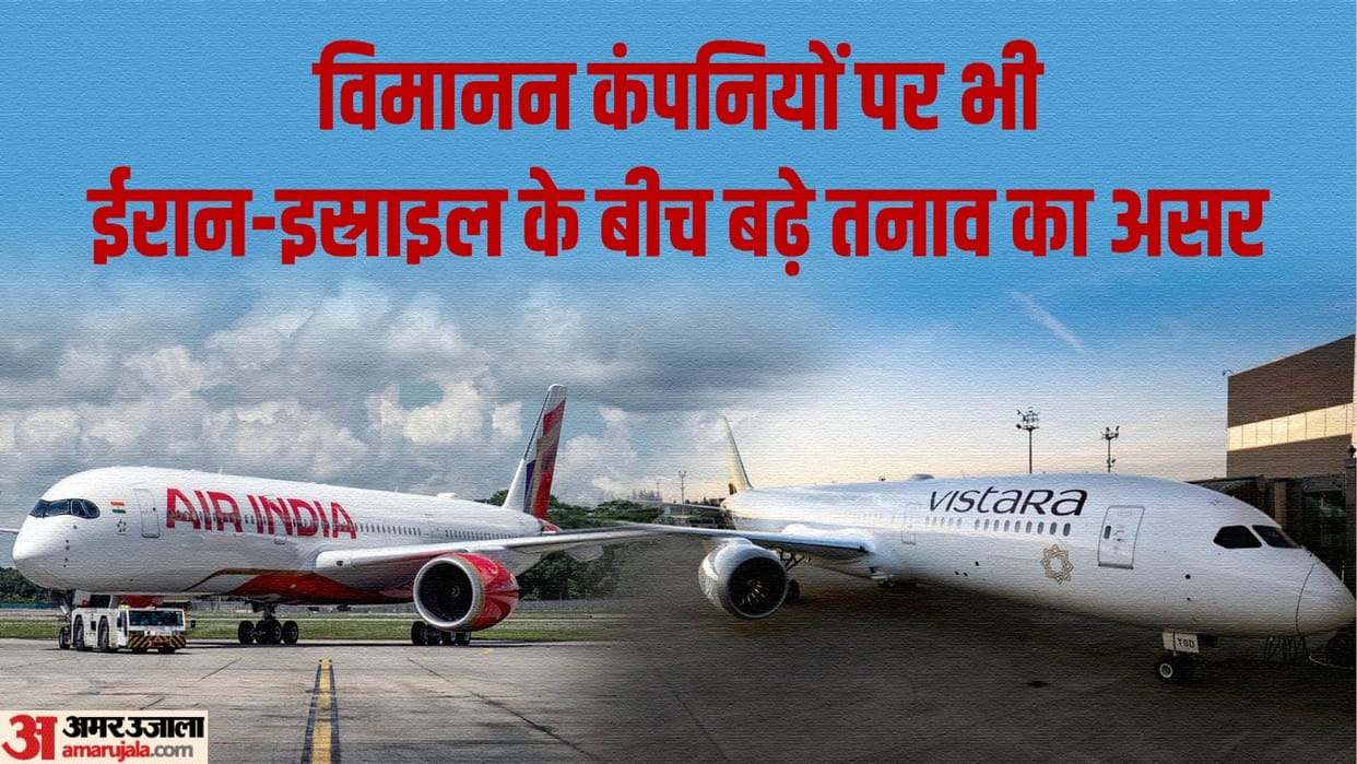 Indian airlines avoiding Iranian airspace amid rising tensions between Iran and Israel