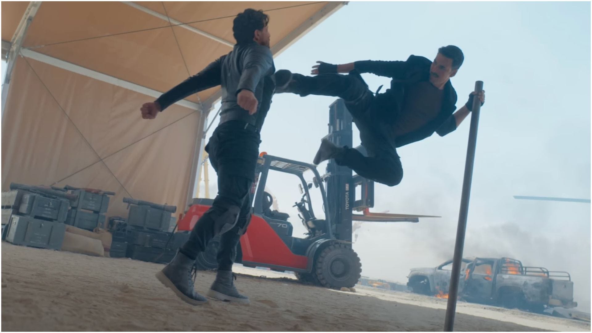 Bade Miyan Chote Miyan worldwide Box Office: akshay kumar tiger shroff action film collection crossed 55 cr