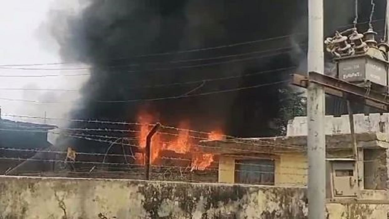 Major fire breaks out in foam factory in Parsakheda industrial area