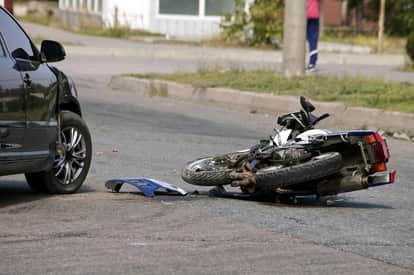 young man riding motorcycle died in road accident
