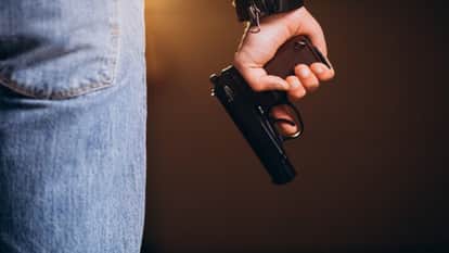 A young man shot during the Trayodashi ceremony