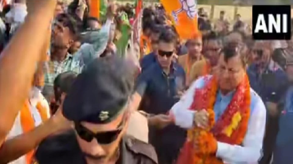 Lok sabha election 2024 Uttarakhand: CM Pushkar Singh Dhami reaches Banbasa