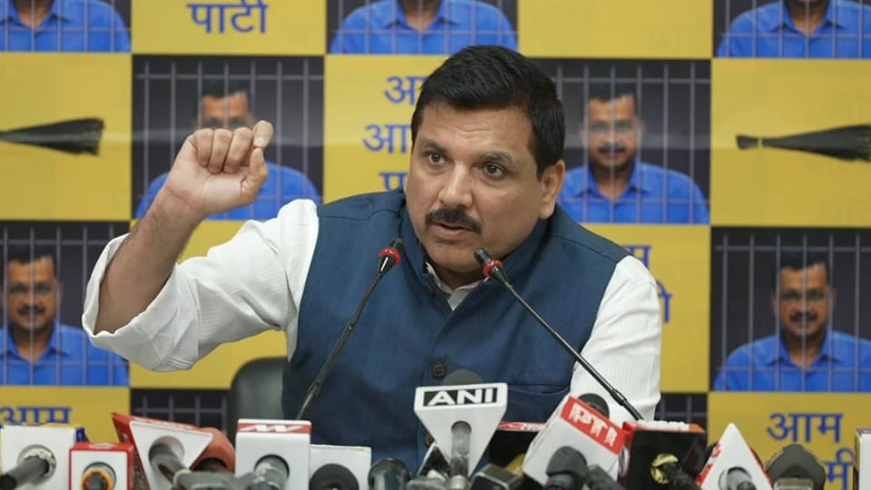 Sanjay Singh said that according to the jail manual CM Kejriwal is not being allowed to meet his wife Sunita
