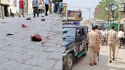 Sambhal: Dispute over donation money in the mosque, then stone pelting broke out between the two parties