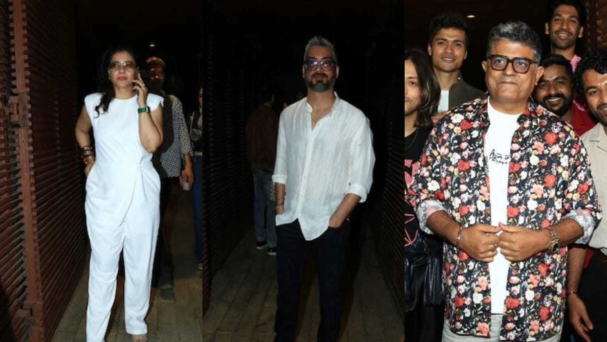 Maidaan Director Amit Sharma Birthday Bash Kajol Boney Kapoor Gajraj Rao Attended the party