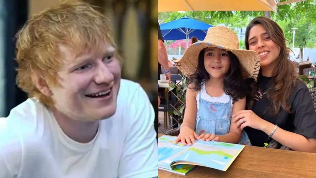 IPL 2024: Ed Sheeran sang song for Rohit Sharma's daughter Samaira, Ritika reacted, video viral