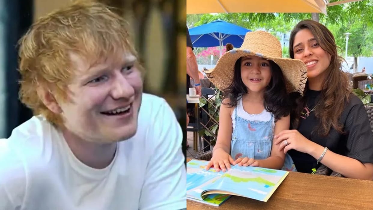 IPL 2024: Ed Sheeran sang song for Rohit Sharma's daughter Samaira, Ritika reacted, video viral