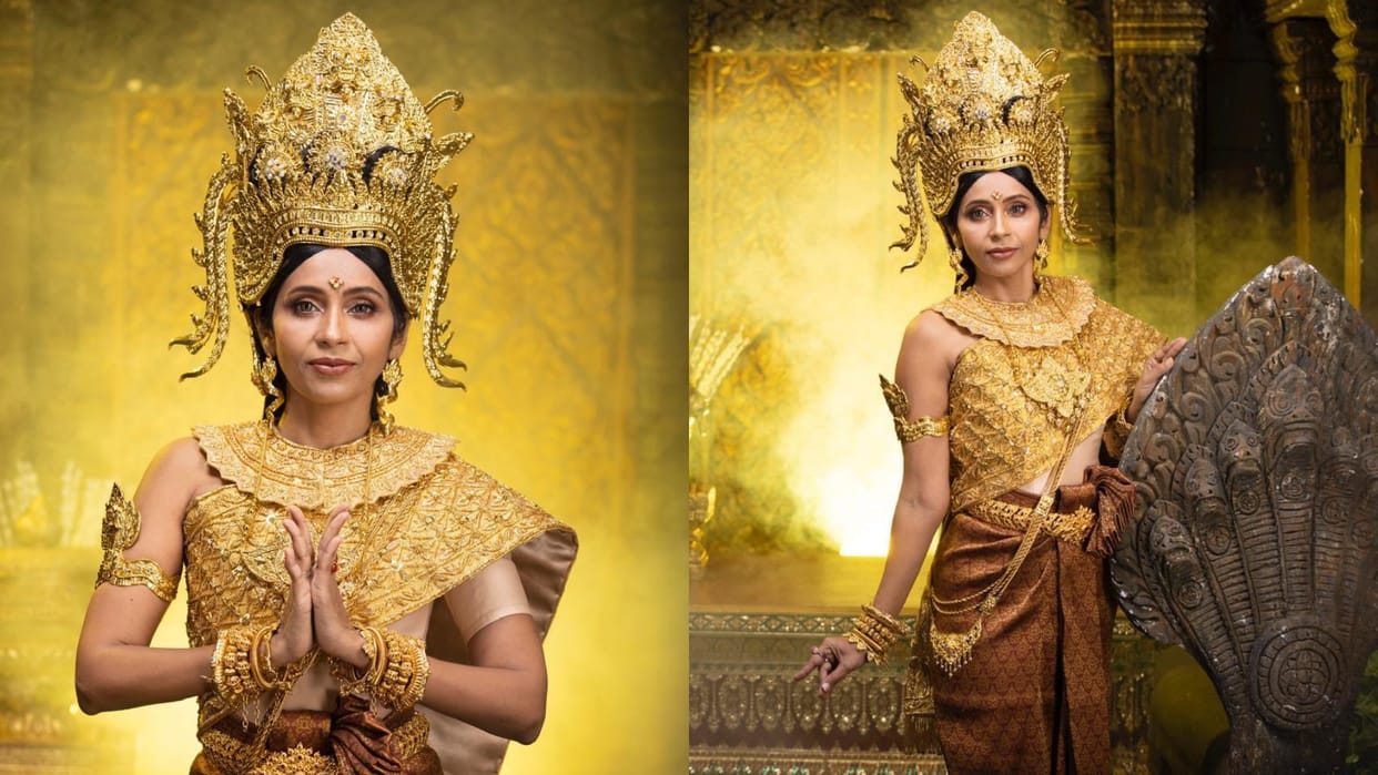 Diplomat Devyani Khobragade Dresses Up As Apsara On Cambodia's New Year