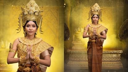 Devyani Khobragade: अप्सरा के अवतार में नजर आईं कंबोडिया में भारत की राजदूत देवयानी, बेहद खास है इसकी वजह Diplomat Devyani Khobragade Dresses Up As Apsara On Cambodia's New Year