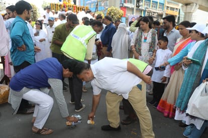 Bhopal: More than 20 thousand people participated in the 133rd birth anniversary of Baba Saheb
