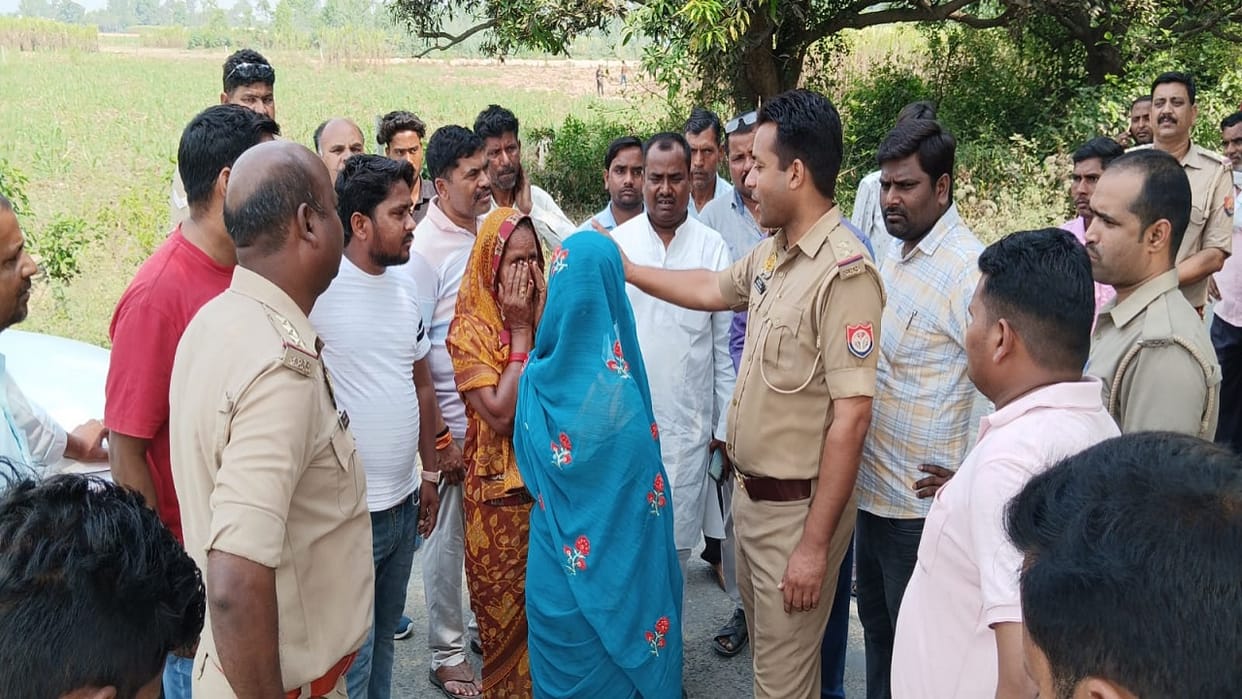 Asaram last rites were performed under police protection in lakhimpur kheri
