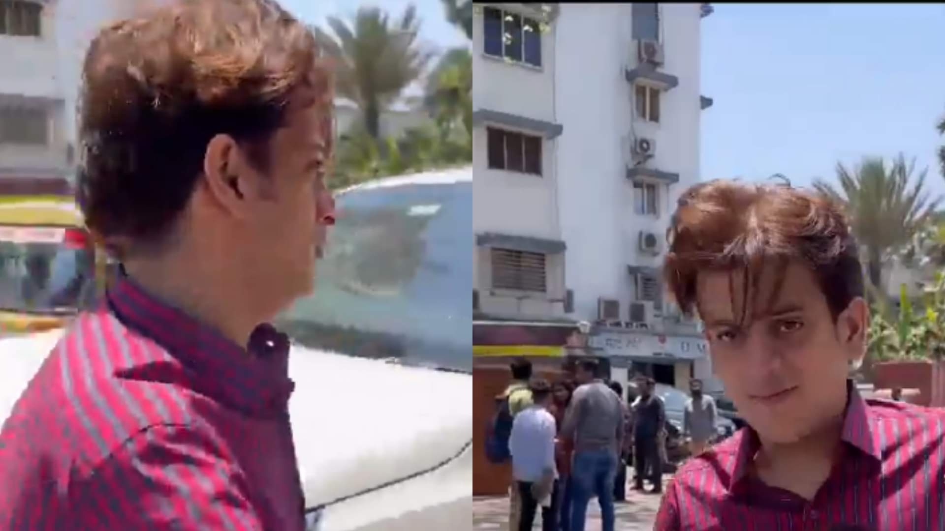 Salman Khan House outside Firing Rahul Kanal Baba Siddique visit superstar residence deets inside