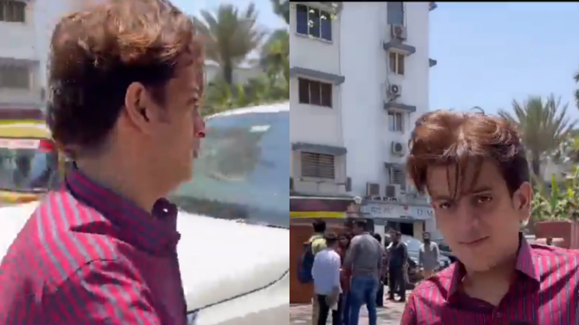 Salman Khan House outside Firing Rahul Kanal Baba Siddique visit superstar residence deets inside