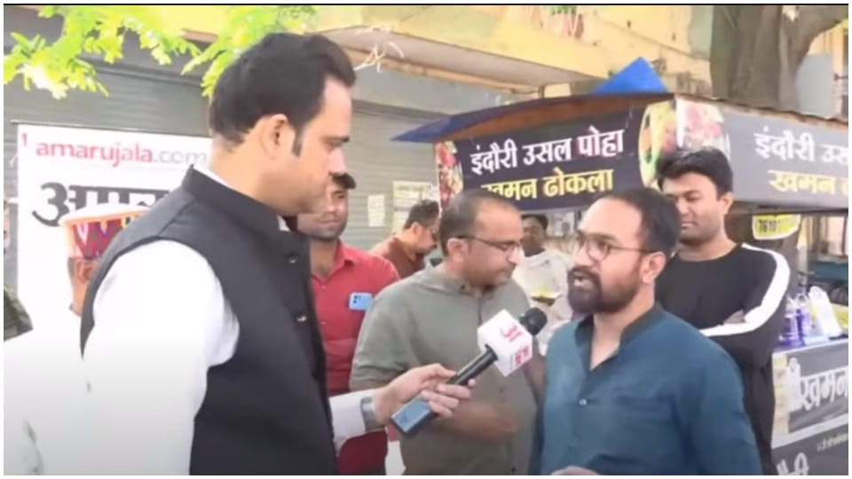 सतना में युवाओं से चर्चा।