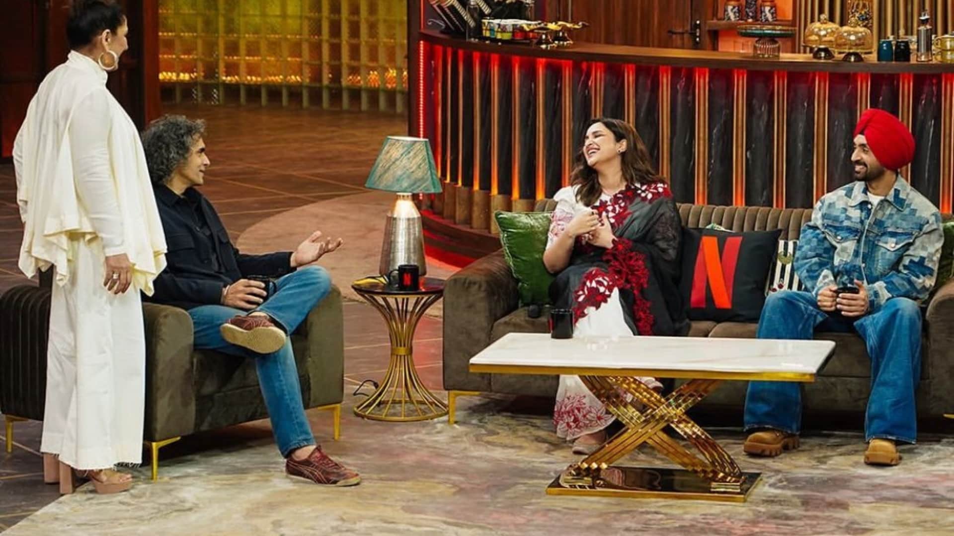 The Great Indian Kapil Show getting back on right track Imtiaz Ali Diljit Dosanjh Parineeti Chopra appeared