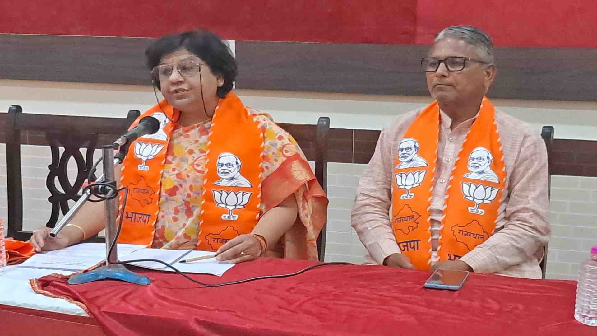 भाजपा राष्ट्रीय मंत्री अलका गुर्जर।