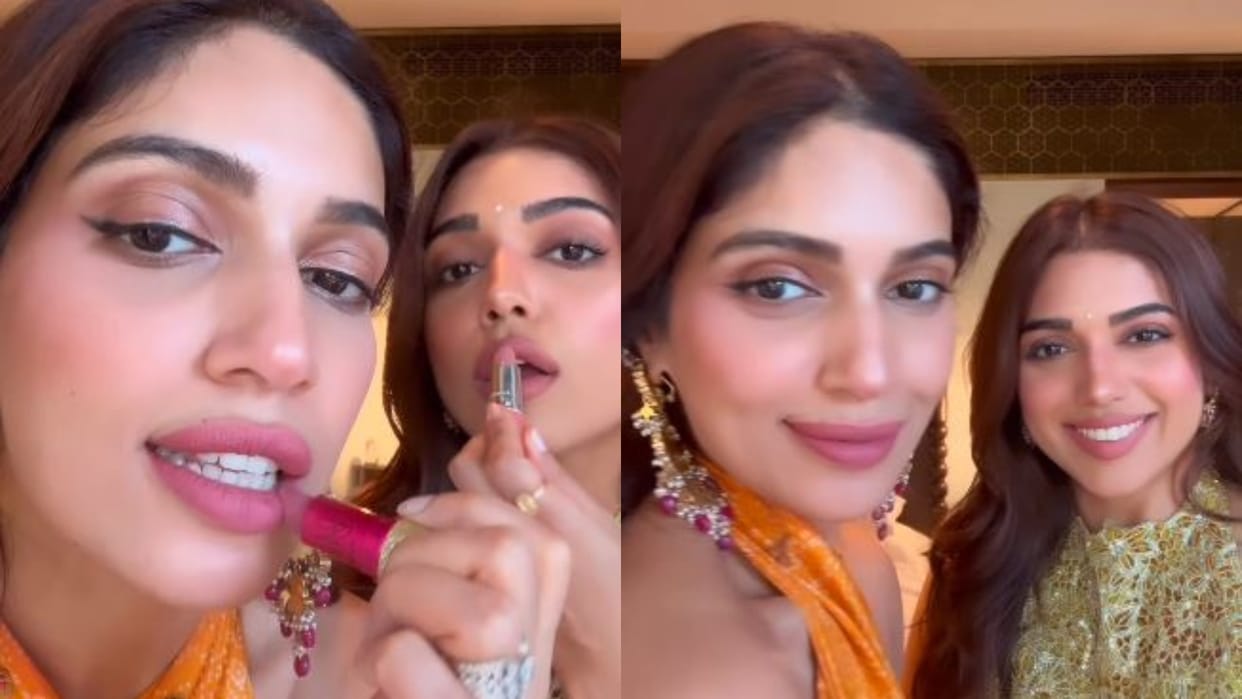 Bhumi pednekar and her sister trolled on social media over plastic surgery Samiksha pednekar give epic reply