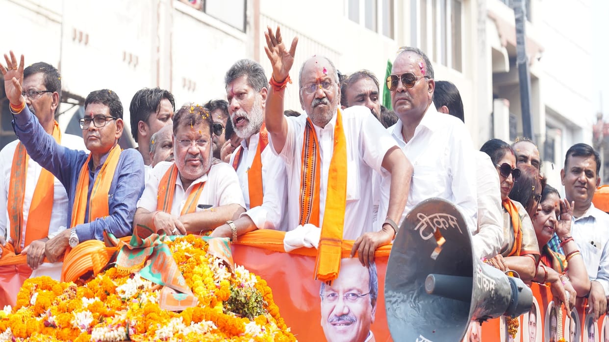 Lok Sabha Elections 2024: Brijmohan agrwal filed nomination papers, BJP took out rally in raipur