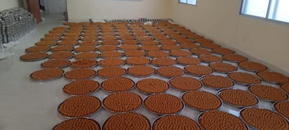 Laddu sent from Vindhyachal to Ram temple  Kashi Vishwanath temple and Tirupati Balaji temple
