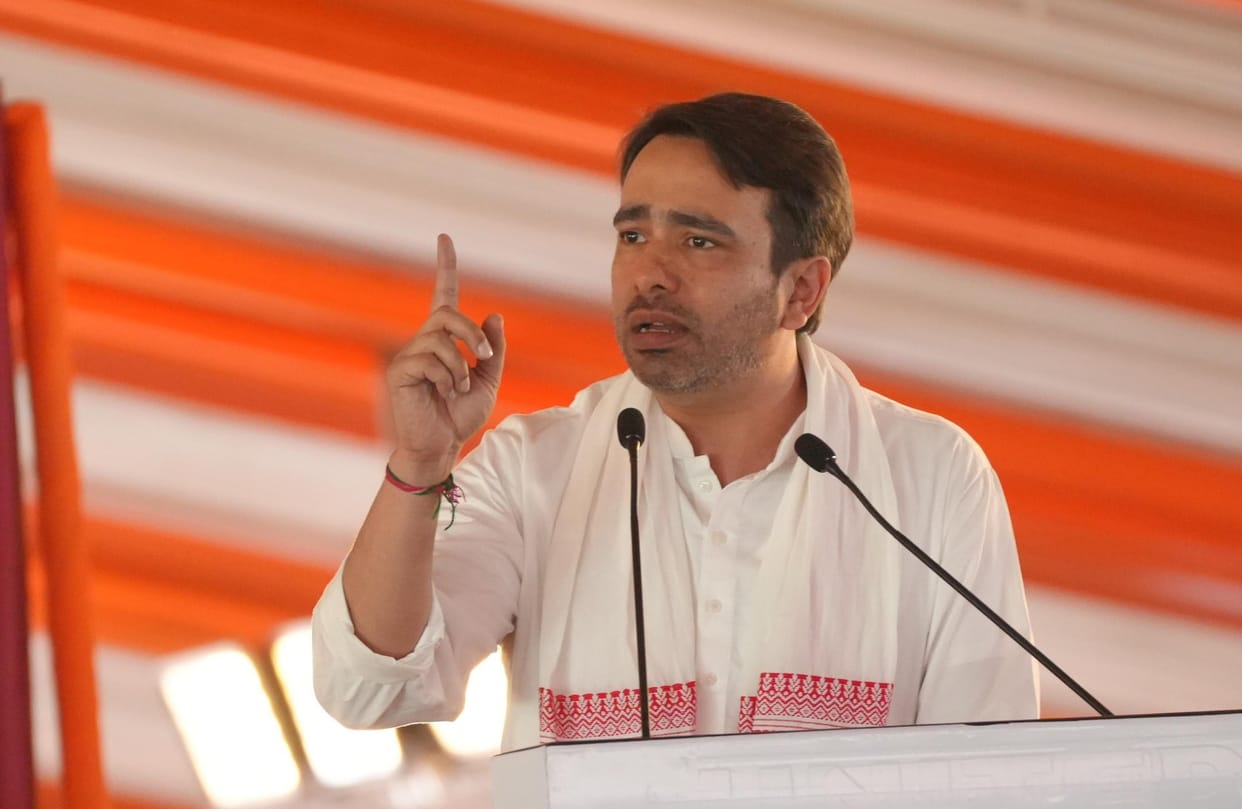 Jayant Chaudhary addressed public meeting in Ghaziabad