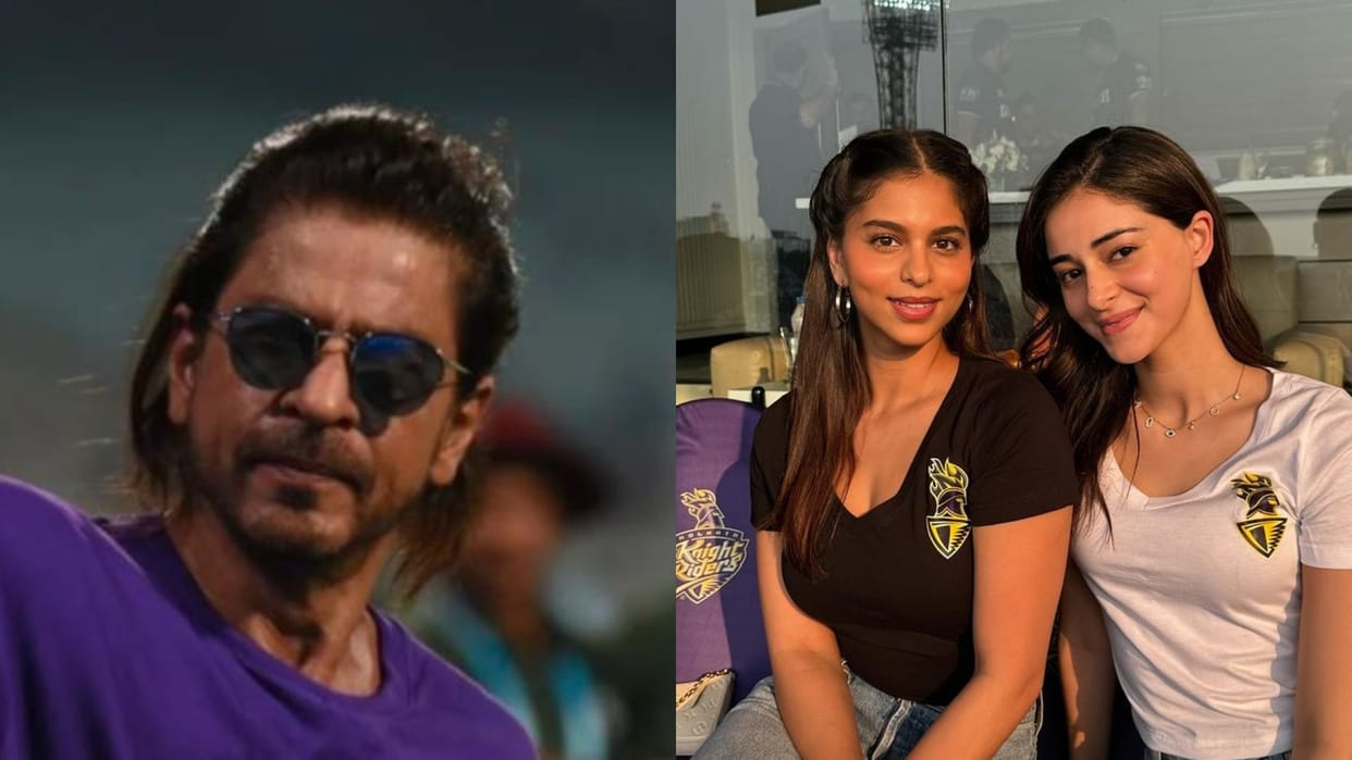 See pictures of Suhana khan and Ananya pandey during KKR vs LSG ipl match Shahrukh khan cheers for his team