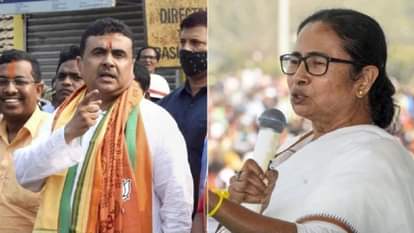 सुवेंदु अधिकारी और ममता बनर्जी