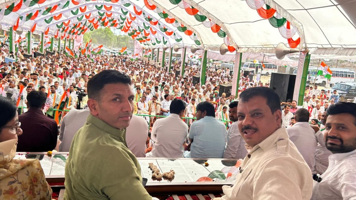 Jitu Patwari lashed out at BJP in Morena