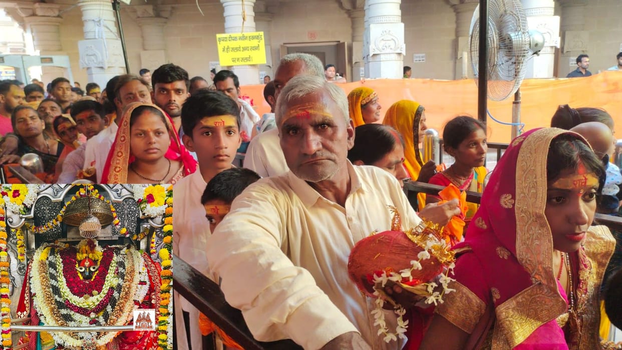 Flood of devotion gathered in Vindhyadham on Maha Ashtami