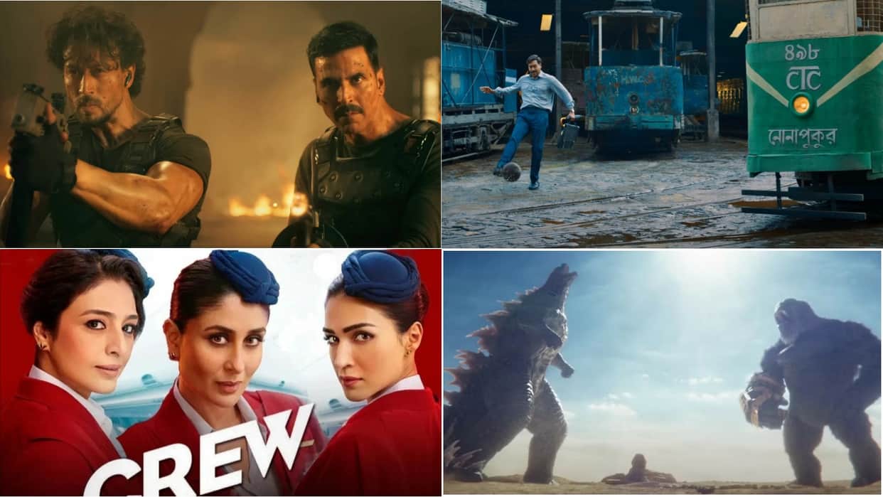 Box Office Collection Report Monday Bade Miyan Chote Miyan Maidaan Crew Godzilla x Kong  earnings update