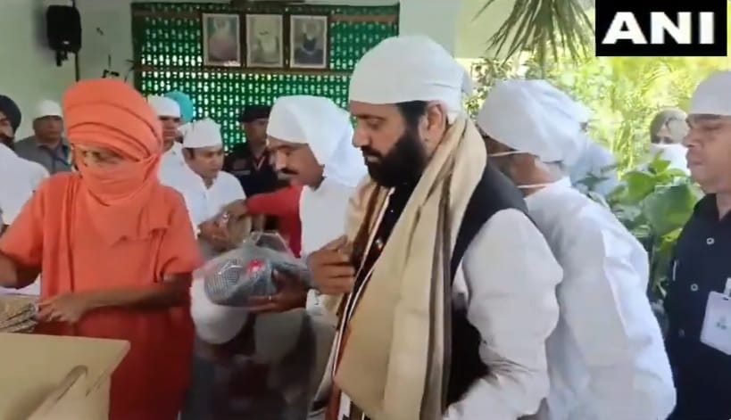 Haryana Chief Minister Nayab Singh Saini visits Nirmal Kutia Gurudwara in Karnal