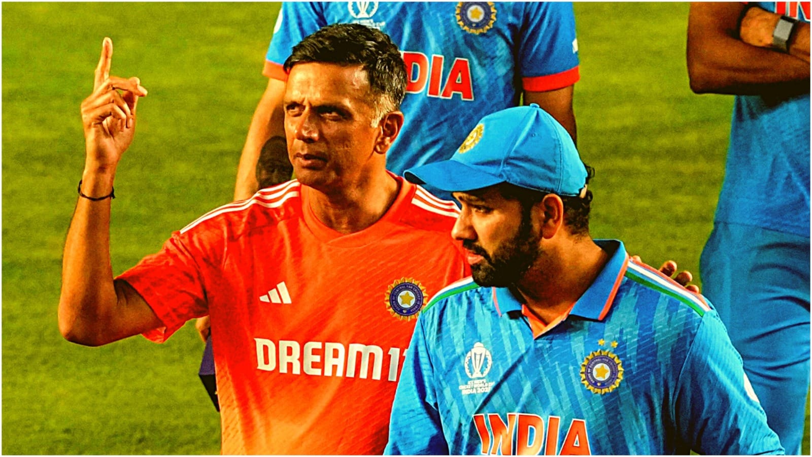 Rohit Note to Dravid: 'My wife Ritika calls you my work wife' Captain Rohit became emotional about Dravid