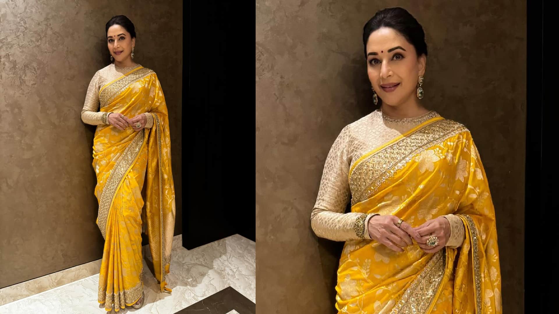 Navami Puja 2024 trendy saree for navami puja ceremony at home