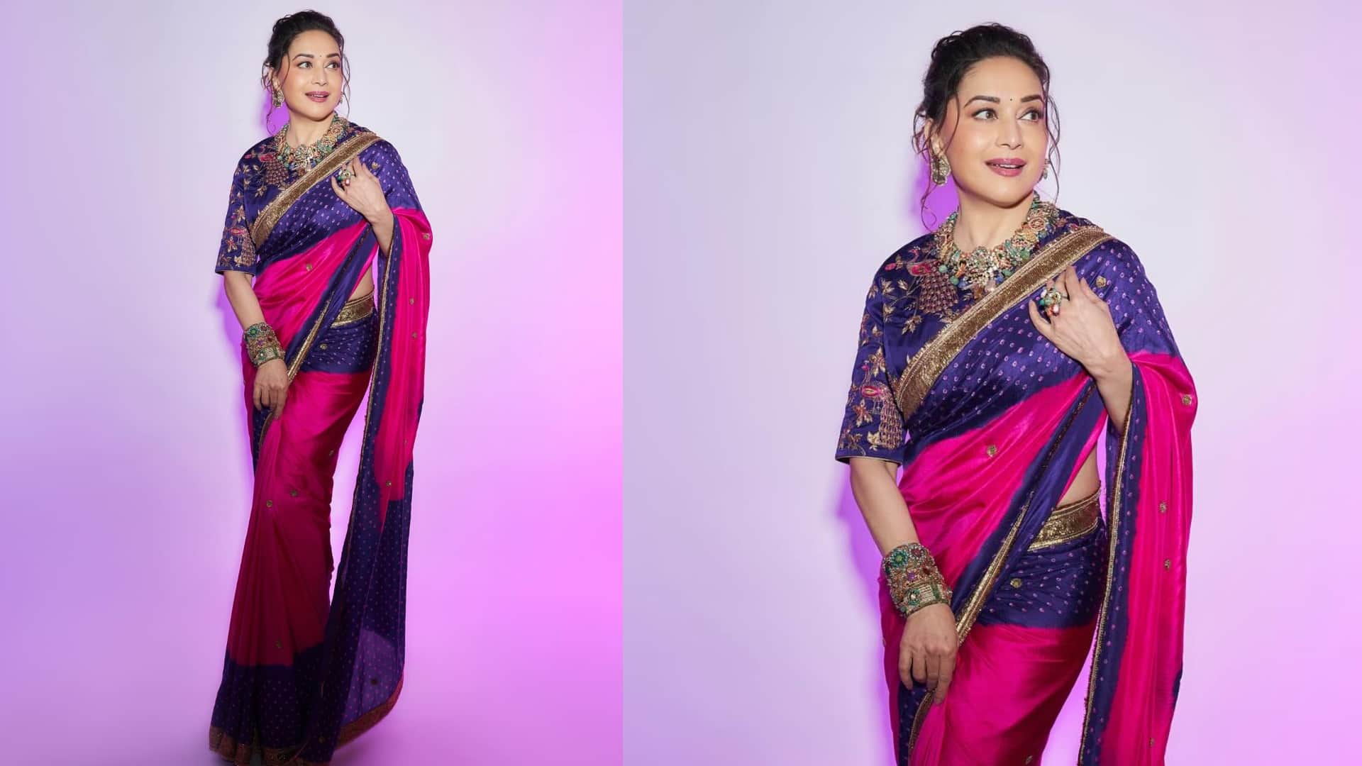 Navami Puja 2024 trendy saree for navami puja ceremony at home