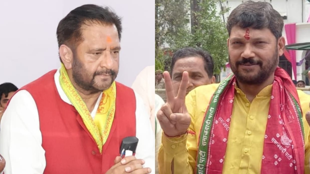 SP candidate Praveen Singh Airan filed nomination from Bareilly Neeraj Maurya filed nomination from aonla