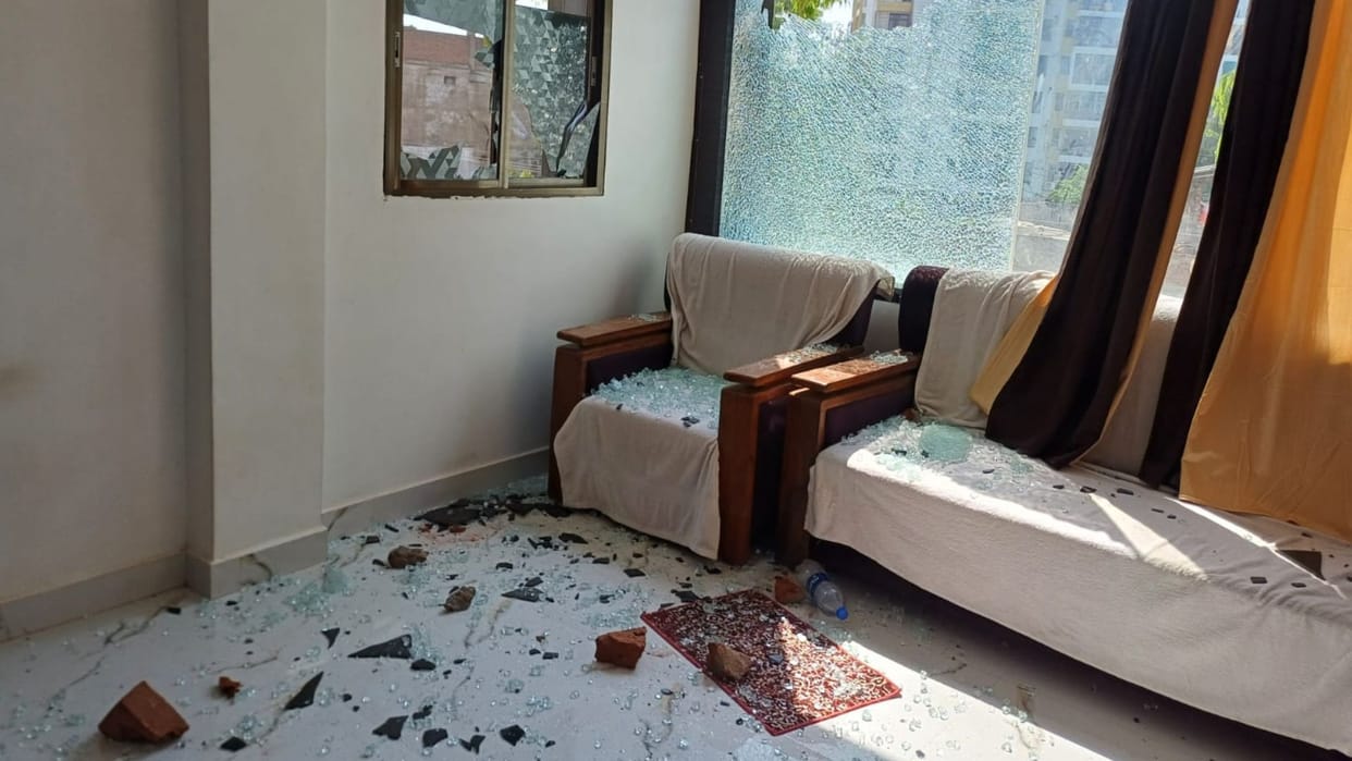 Fighting and vandalism in the hotel two people injured