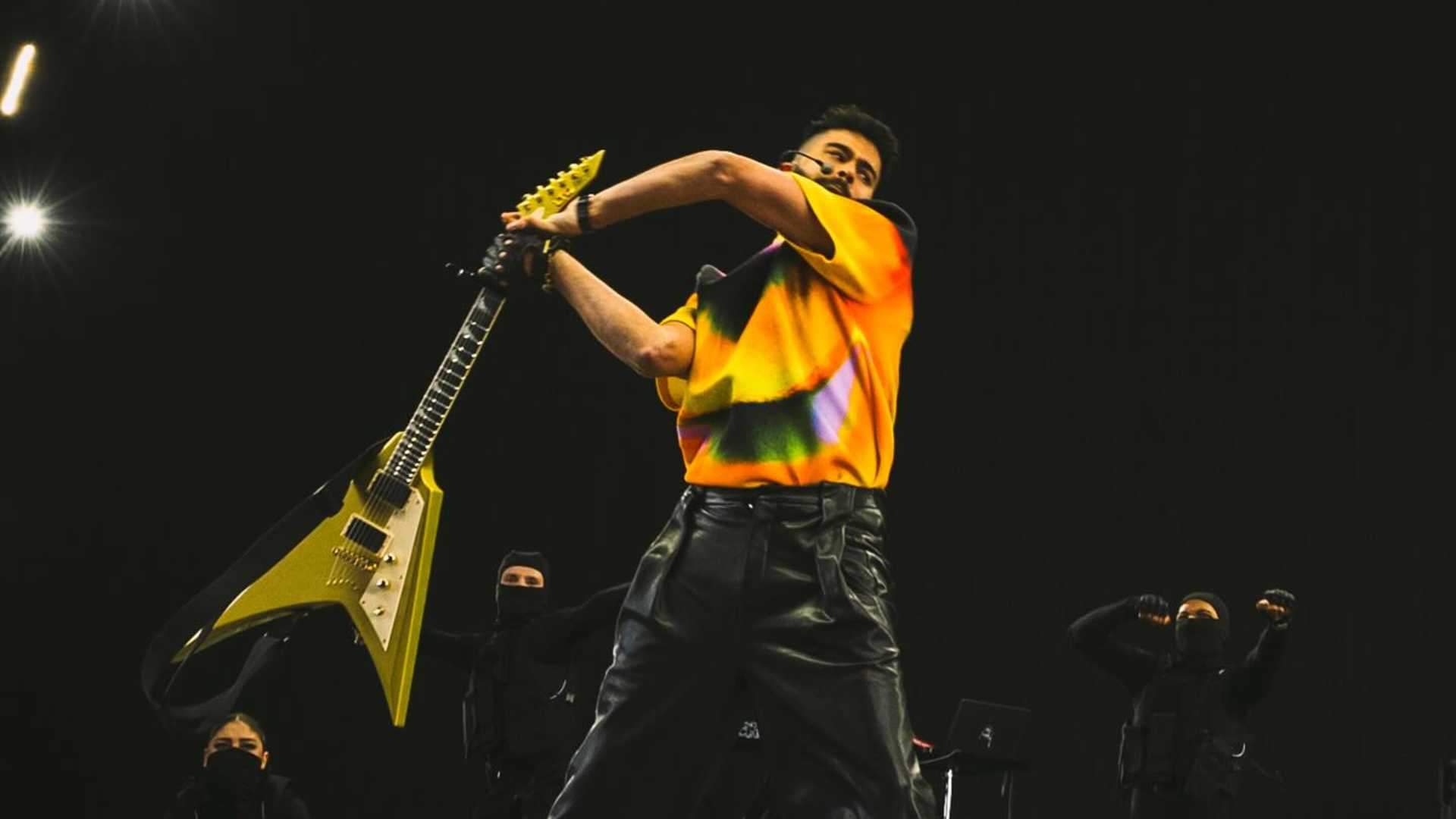 AP Dhillon justified his act of breaking guitar at Coachella 2024 concert tag a dig at media and troll