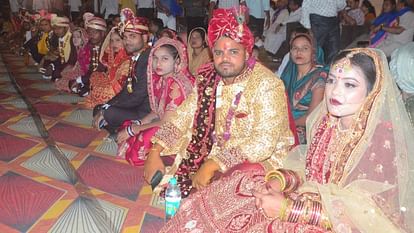 35 couples got married as per Buddhist customs in Bhimnagari event of Agra